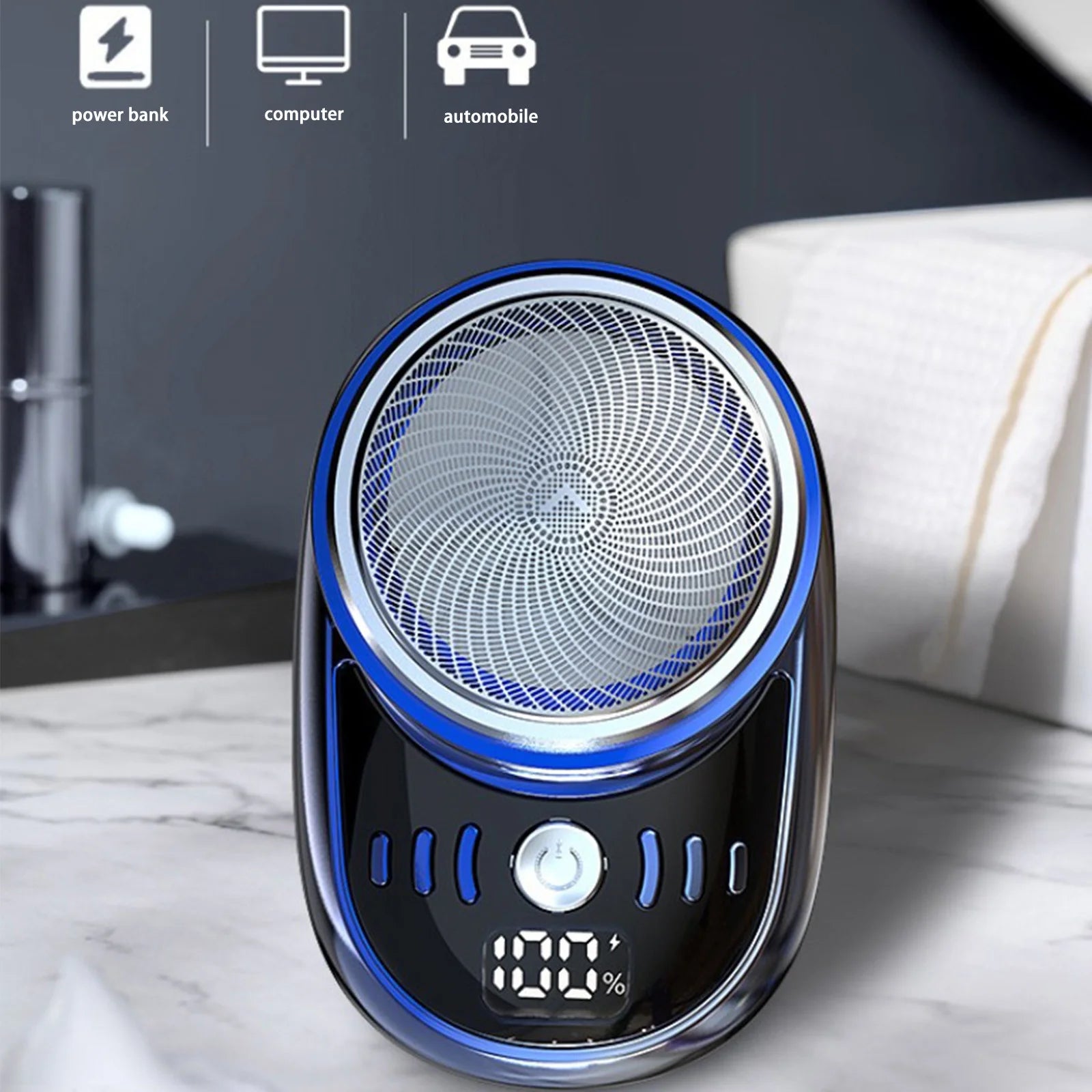 Men’S Electric Shavers Rotary Waterproofing/Rechargeable, Electric Shaver for Men Floating Head Portable Travel Shavers for Man Idea Gift,Mothers Day Gifts