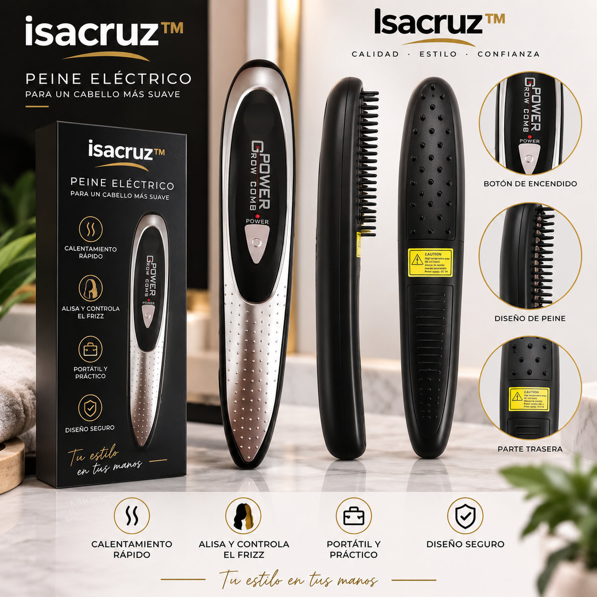 IsabellaCruz™ Laser Comb
